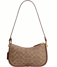 COACH Waverly Bag in Signature Upcrafted Leather Shoulder Bag