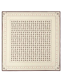 COACH Western Floral Print Square Scarf