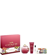 COACH Wild Rose Eau de Parfum 4-Piece Gift Set