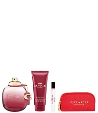 COACH Wild Rose Eau de Parfum Fragrance 4-Piece Gift Set