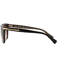 COACH Women's 0HC8132 57mm Gradient Cat Eye Sunglasses