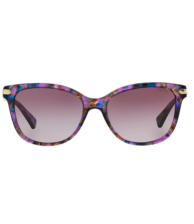 COACH Women's 0HC8132 57mm Gradient Cat Eye Sunglasses