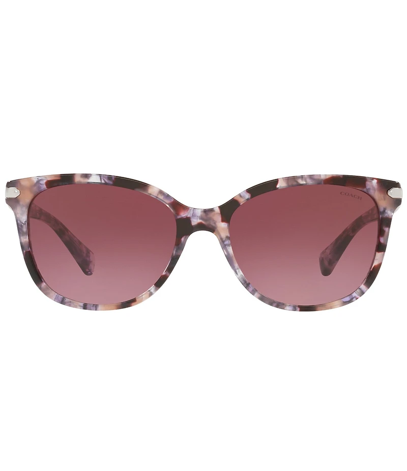 COACH Women's 0HC8132 57mm Gradient Cat Eye Sunglasses