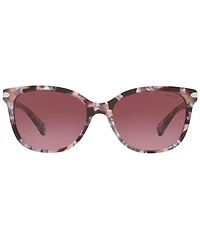 COACH Women's 0HC8132 57mm Gradient Cat Eye Sunglasses