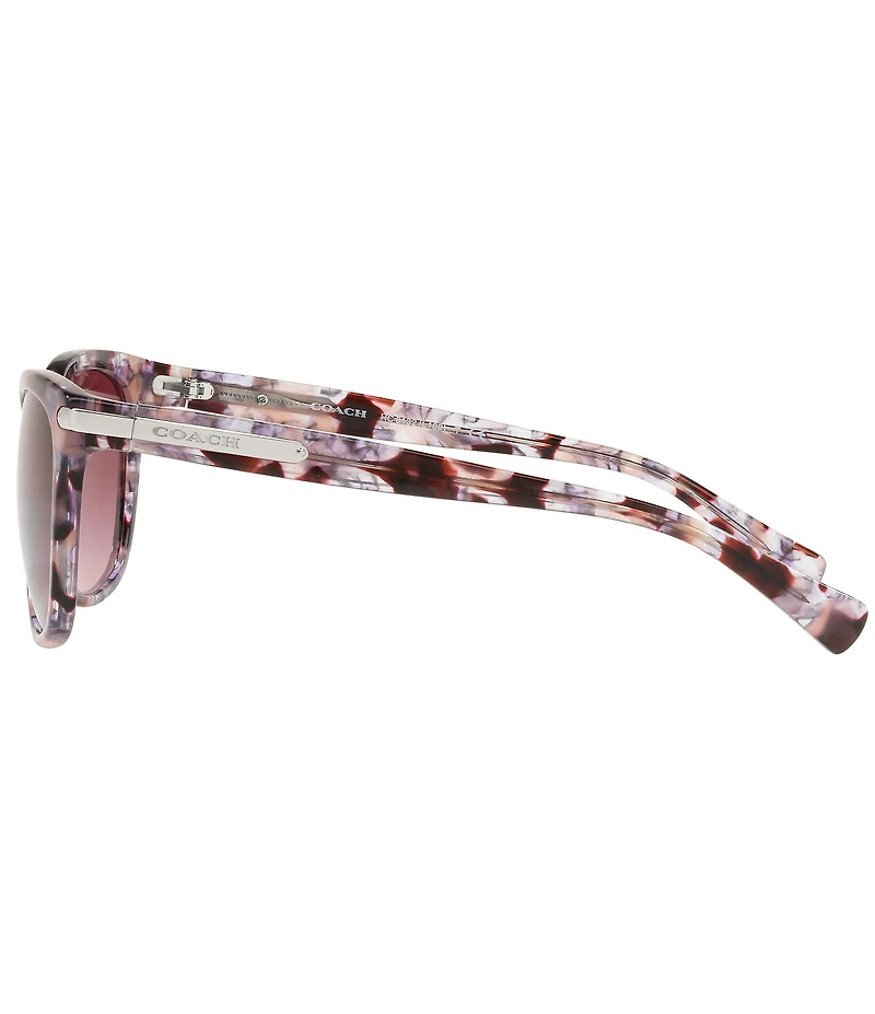 COACH Women's 0HC8132 57mm Gradient Cat Eye Sunglasses