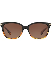 COACH Women's 0HC8132 57mm Gradient Polarized Cat Eye Sunglasses