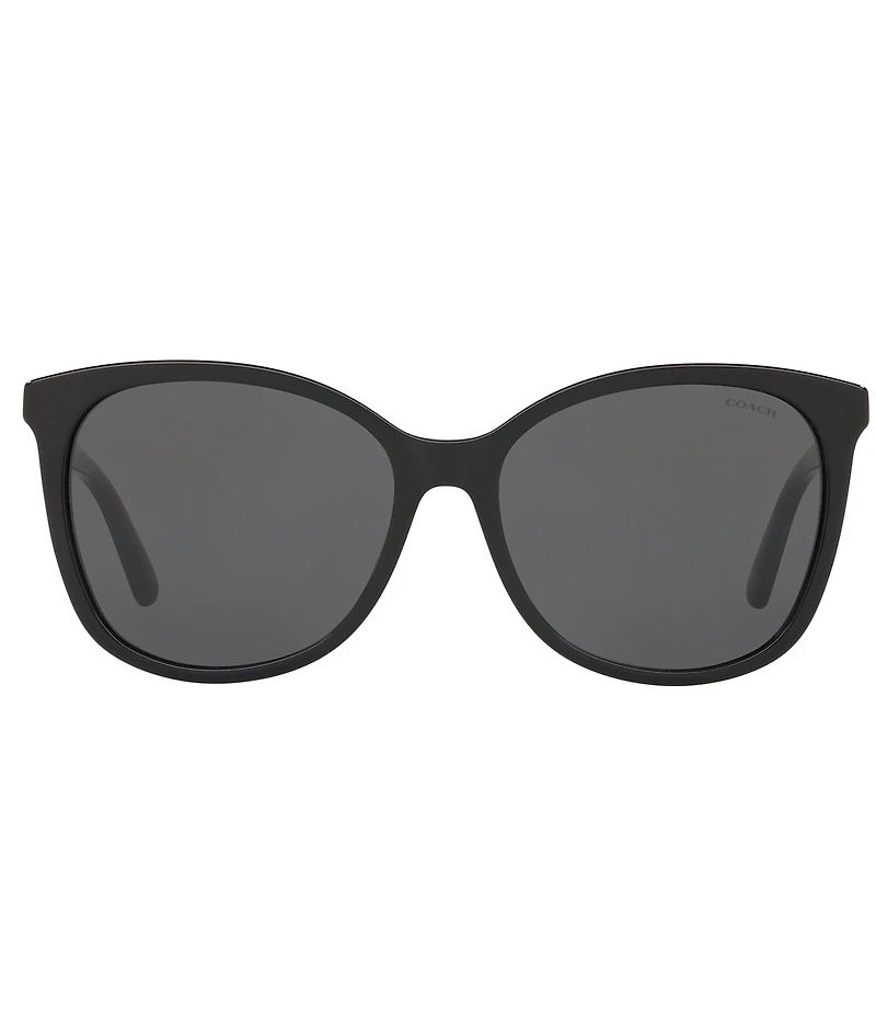 COACH Women's 0HC8271U 57mm Solid Square Sunglasses