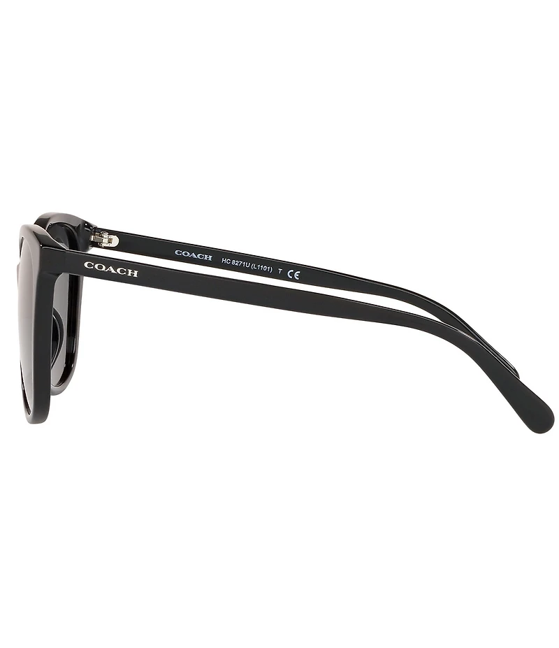 COACH Women's 0HC8271U 57mm Solid Square Sunglasses