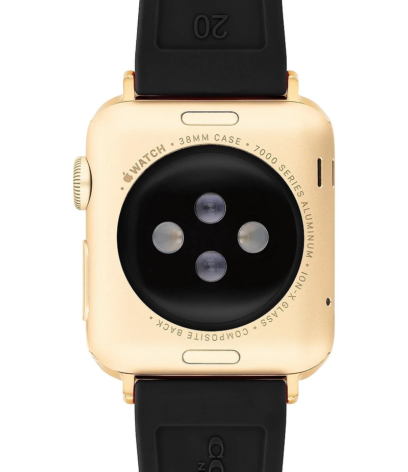 COACH Women's 38/40/41mm Quilted Silicone Apple Strap Watch