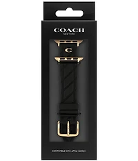 COACH Women's 38/40/41mm Quilted Silicone Apple Strap Watch