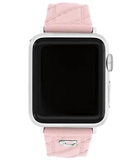 COACH Women's 38/40/41mm Quilted Silicone Apple Strap Watch