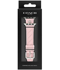 COACH Women's 38/40/41mm Quilted Silicone Apple Strap Watch