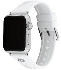 COACH Women's 38/40/41mm Quilted Silicone Apple Strap Watch