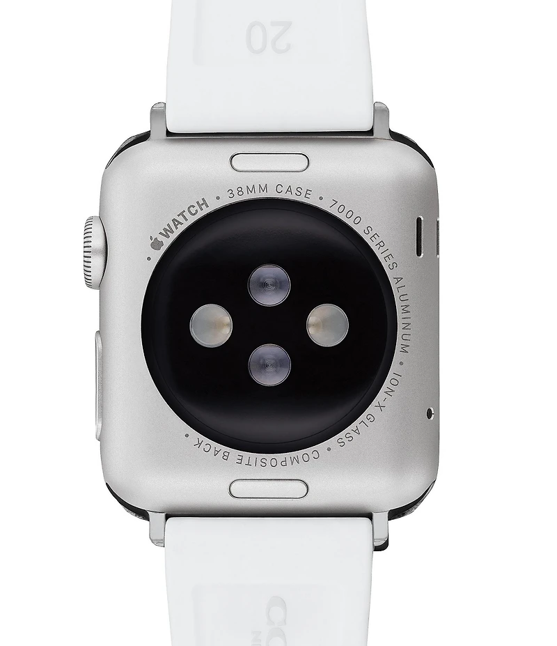 COACH Women's 38/40/41mm Quilted Silicone Apple Strap Watch