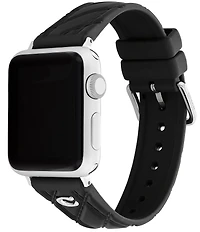 COACH Women's 38/40/41mm Quilted Silicone Apple Strap Watch