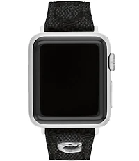 COACH Women's 38/40/41mm Signature Canvas Strap for Apple Watch