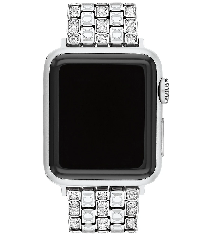 COACH Women's 38/40/41mm Crystal Stainless Steel Bracelet for Apple Watch