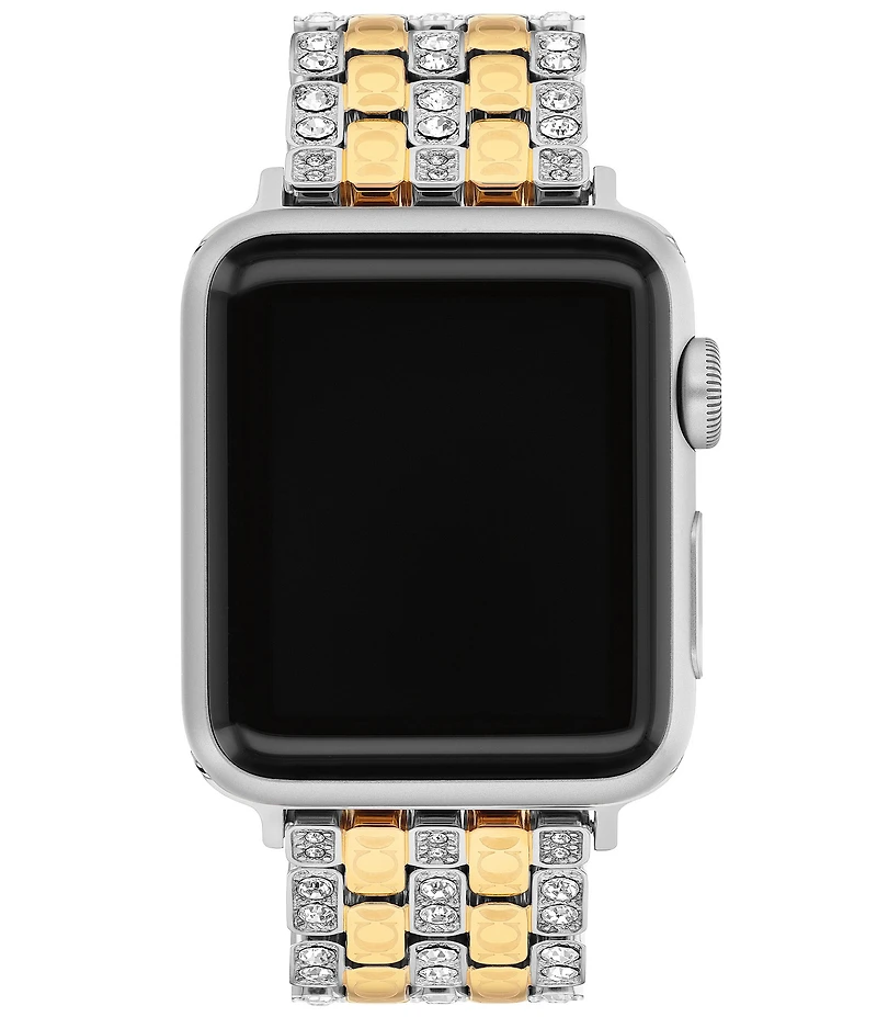 COACH Women's 38/40/41mm Crystal Stainless Steel Bracelet for Apple Watch