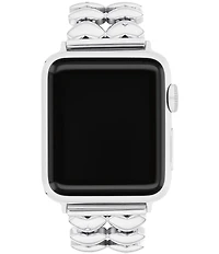 COACH Women's 38/40/41mm Stainless Steel Heart Apple Watch Bracelet Strap