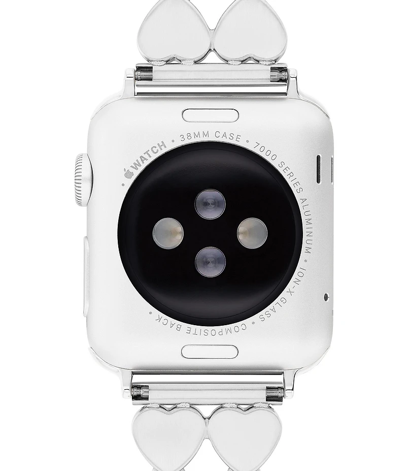 COACH Women's 38/40/41mm Stainless Steel Heart Apple Watch Bracelet Strap