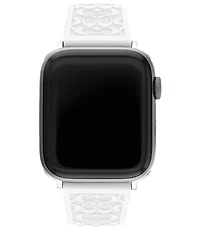 COACH Women's 42/44mm Silicone Strap for Apple Watch