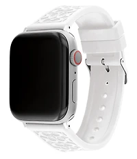COACH Women's 42/44mm Silicone Strap for Apple Watch