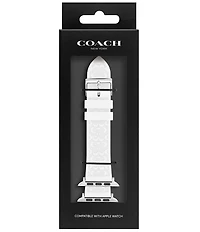 COACH Women's 42/44mm Silicone Strap for Apple Watch