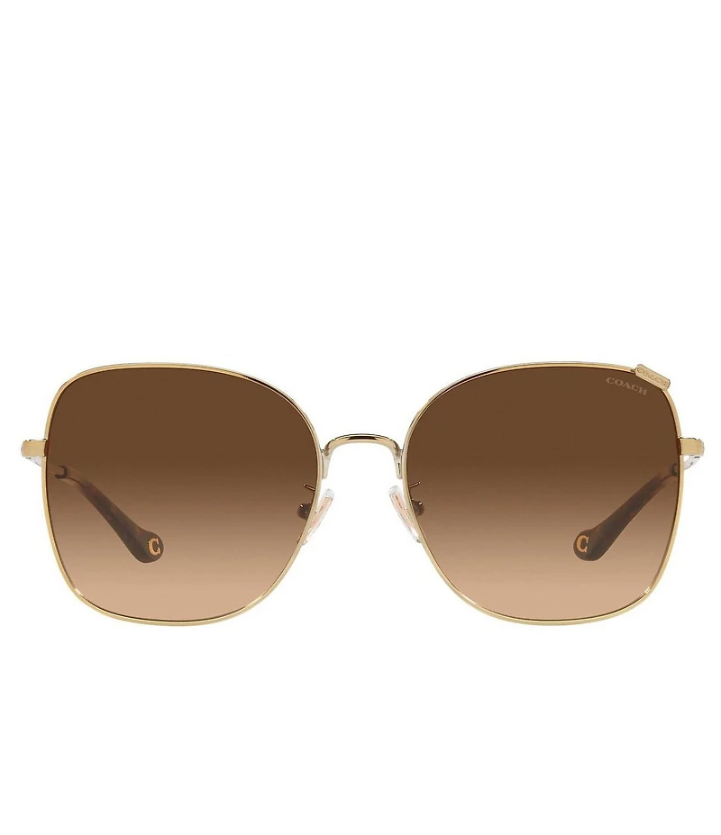 COACH Women's 7133 57mm Square Sunglasses