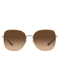 COACH Women's 7133 57mm Square Sunglasses