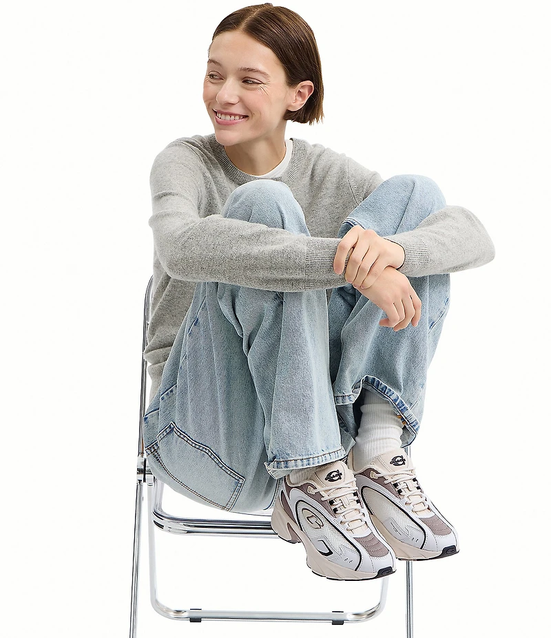 COACH Women's Bolt Leather and Mesh Runner Sneakers