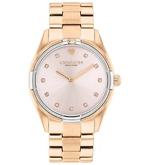 COACH Women's Brook Quartz Analog Stainless Steel Bracelet Watch