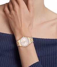 COACH Women's Brook Quartz Analog Stainless Steel Bracelet Watch