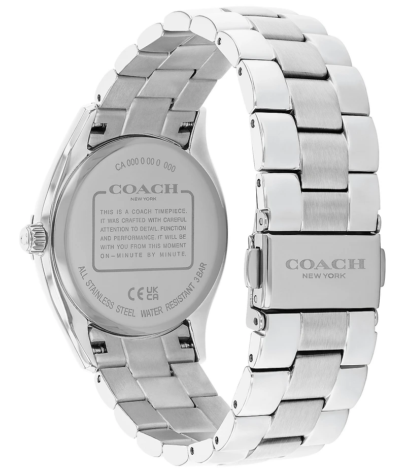 COACH Women's Brook Quartz Analog Stainless Steel Bracelet Watch