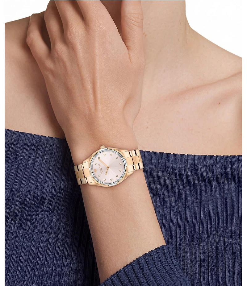 COACH Women's Brook Quartz Analog Stainless Steel Bracelet Watch