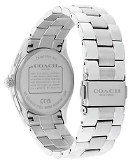 COACH Women's Brook Quartz Analog Stainless Steel Bracelet Watch