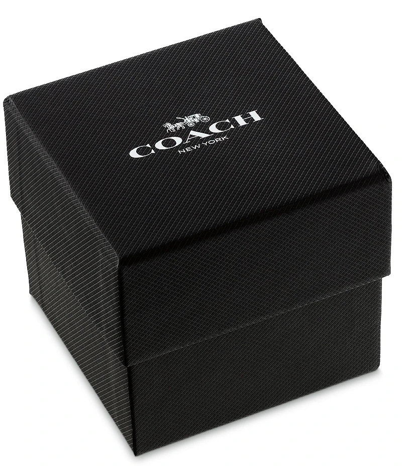COACH Women's Brook Quartz Analog Stainless Steel Bracelet Watch
