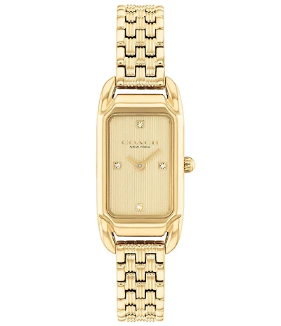 COACH Women's Cadie Quartz Analog Stainless Steel Bracelet Watch