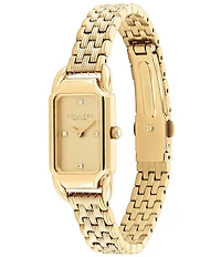 COACH Women's Cadie Quartz Analog Stainless Steel Bracelet Watch