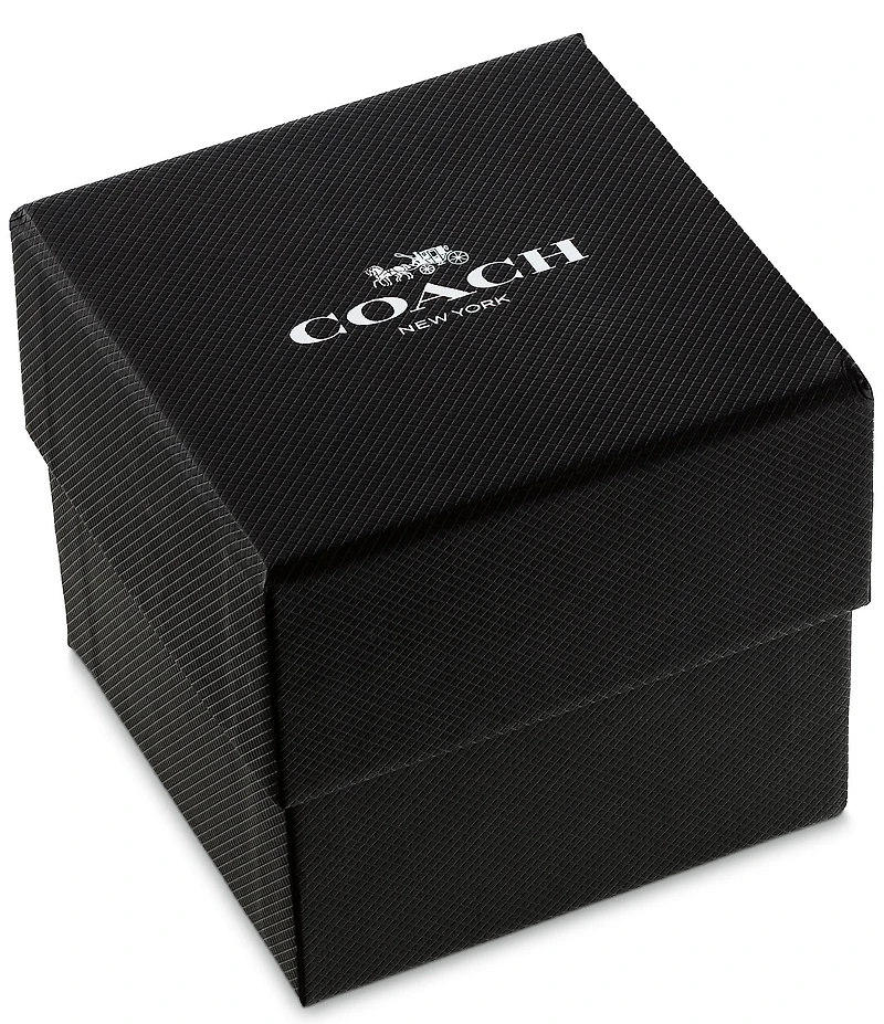 COACH Women's Cadie Quartz Analog Stainless Steel Bracelet Watch