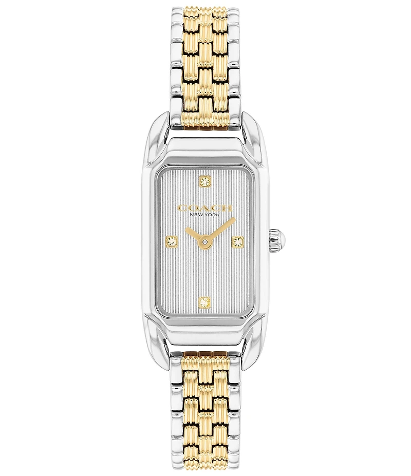 COACH Women's Cadie Quartz Analog Stainless Steel Bracelet Watch