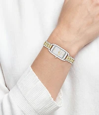 COACH Women's Cadie Quartz Analog Stainless Steel Bracelet Watch