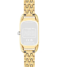 COACH Women's Cadie Quartz Analog Tri Tone Stainless Steel Bracelet Watch