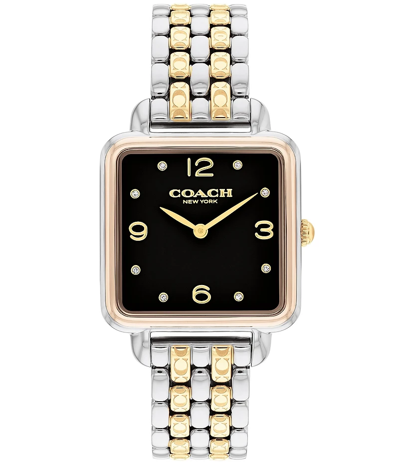 COACH Women's Cass Quartz Analog Stainless Steel Bracelet Watch