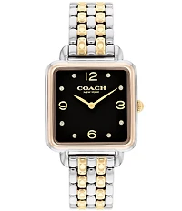 COACH Women's Cass Quartz Analog Stainless Steel Bracelet Watch