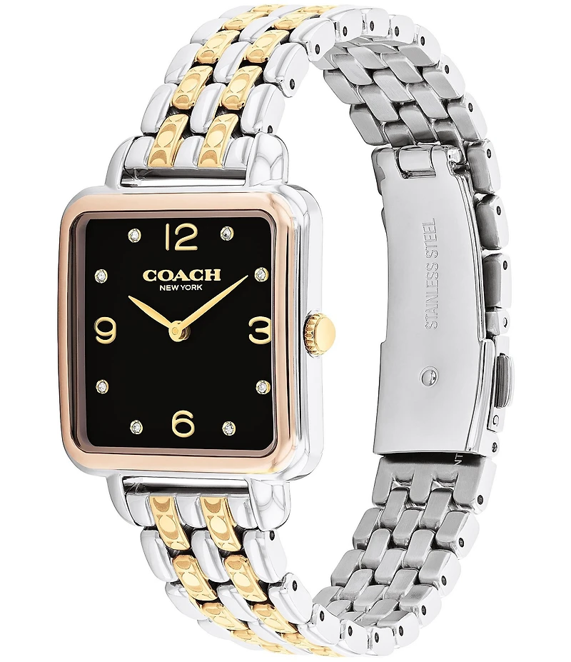 COACH Women's Cass Quartz Analog Stainless Steel Bracelet Watch