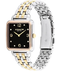 COACH Women's Cass Quartz Analog Stainless Steel Bracelet Watch