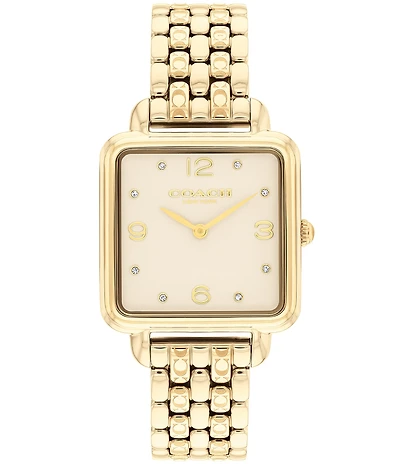 COACH Women's Cass Quartz Analog Stainless Steel Bracelet Watch