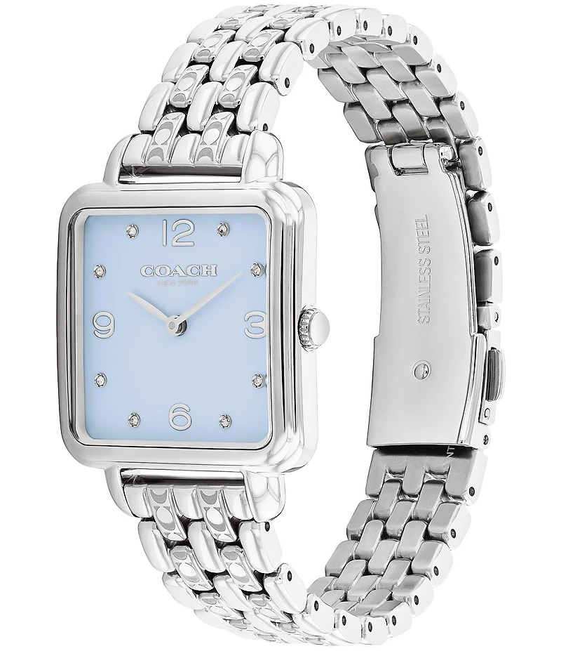 COACH Women's Cass Quartz Analog Stainless Steel Bracelet Watch