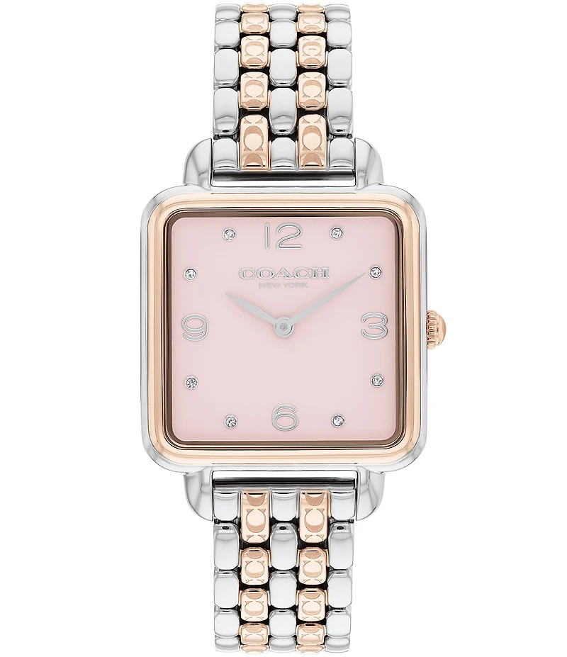 COACH Women's Cass Quartz Analog Stainless Steel Bracelet Watch