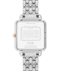 COACH Women's Cass Quartz Analog Stainless Steel Bracelet Watch
